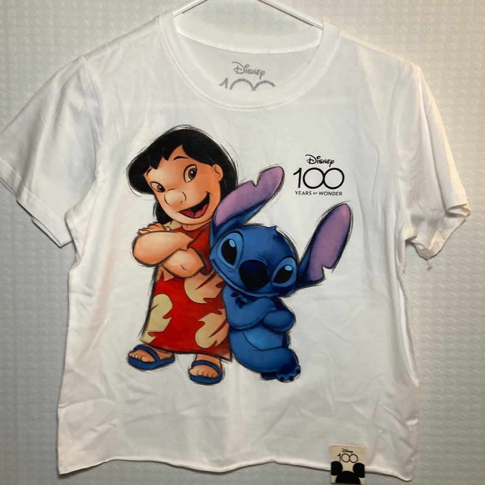 NWOT Disney Lilo And Stitch 100 Years Of
Wonder Crop Top Women